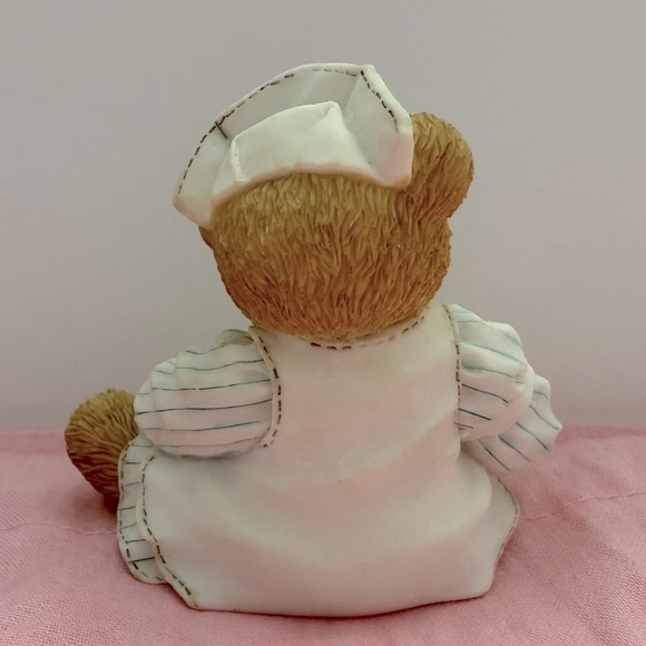 Cherished Teddies Laura Figurine with Brown and Cream Accents - Picture 4 of 9